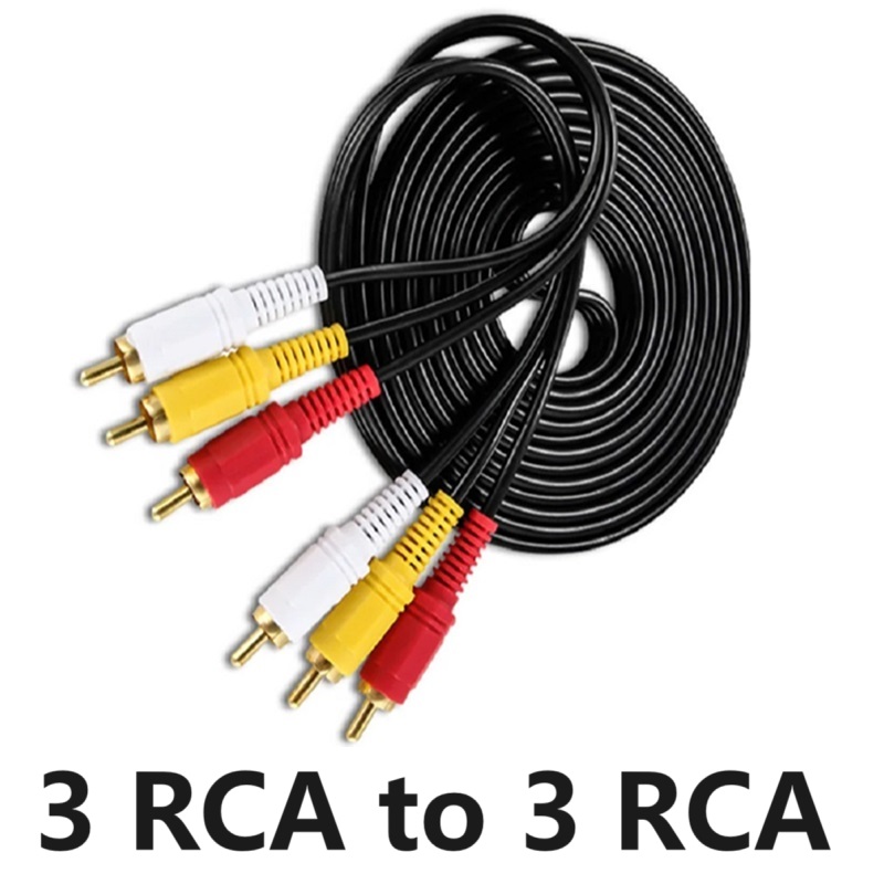 Home Cinema Tv - Cabo AV Composto 3RCA para 3RCA