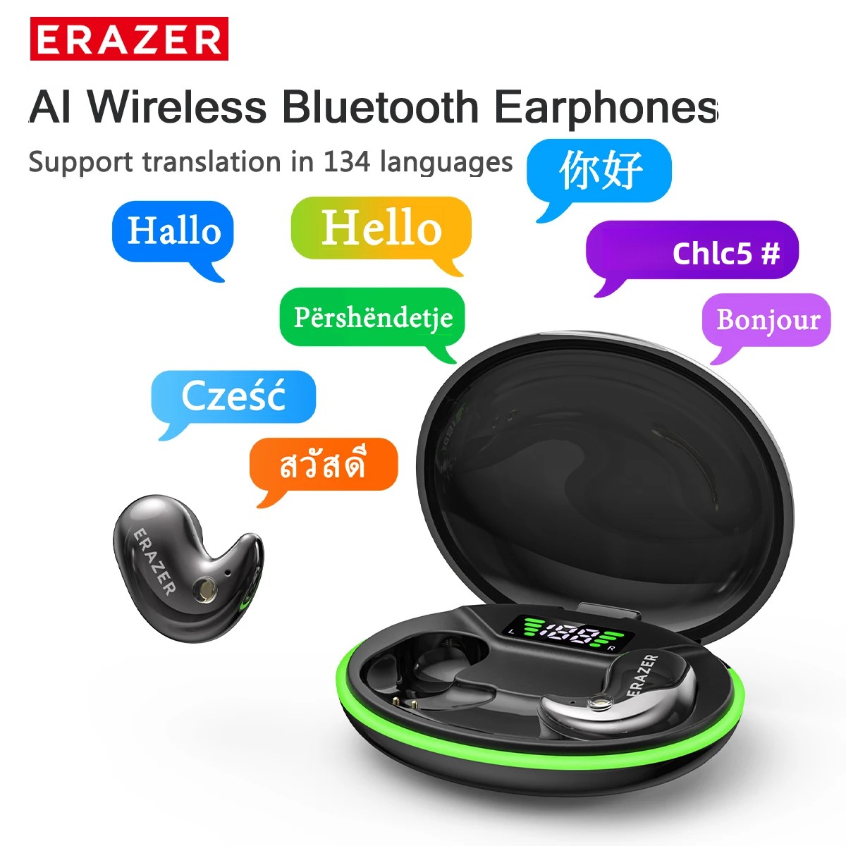 Home Cinema Wireless - Fones de Ouvido Bluetooth Intra-auriculares EARZER