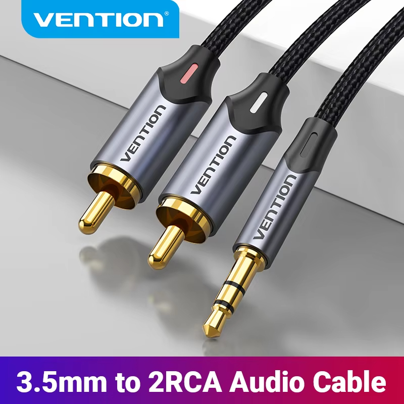 Vention cabo rca 1.5m 2m 3.5mm - Home Cinema Tv avaliação e preço